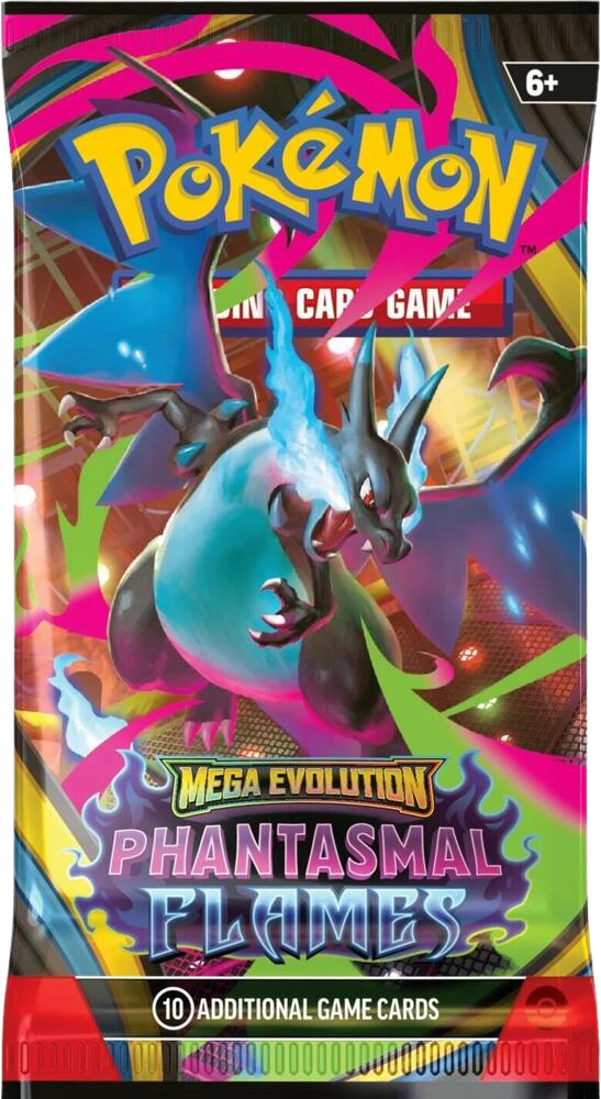 Pokemon TCG Mega Evolution Phantasmal Flames Booster Pack