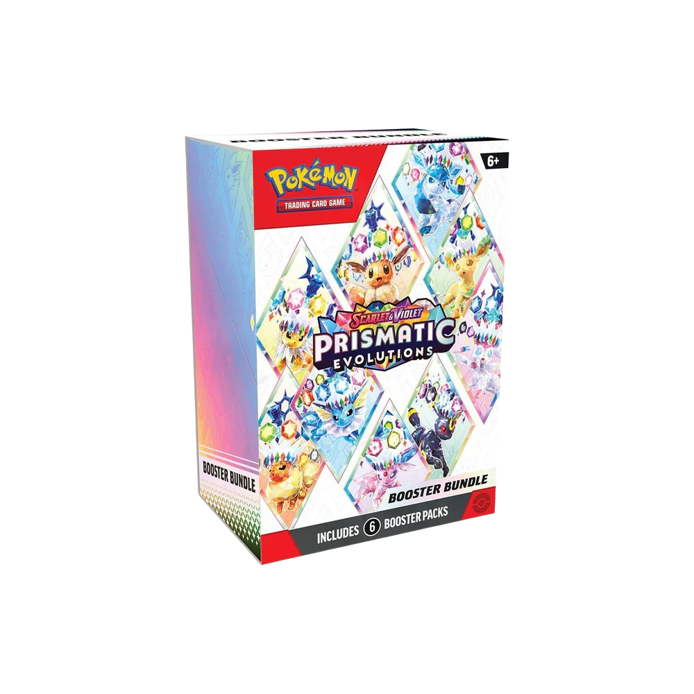 Pokémon TCG: Scarlet & Violet—Prismatic Evolutions Booster Bundle (6 Packs)
